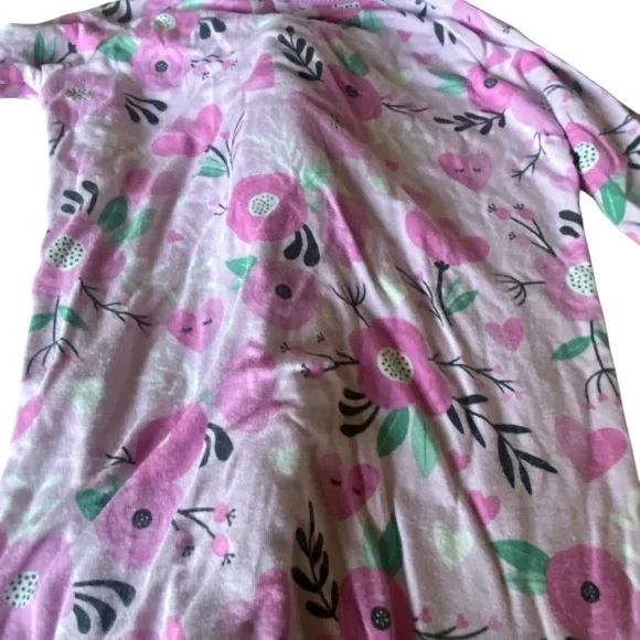 Little Sleepies Pink Wildflower Convertible Zippy Sz 3-6 months - Picture 5 of 7